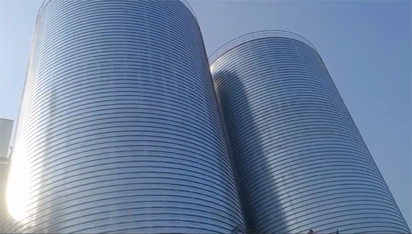 平邑2座混凝土高架卷板仓